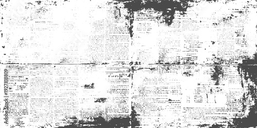 Vintage grunge paper overlay with aged texture dirty stains creases and worn distressed surface pattern.