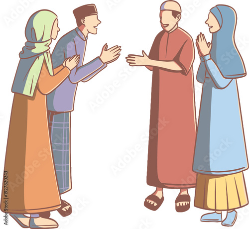People Wearing Religious Clothing.