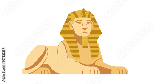 Sphinx Statue Ancient Egyptian Monument.
