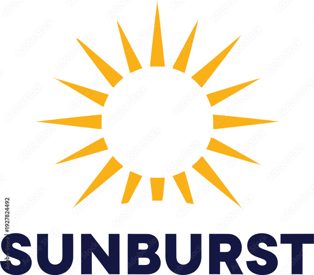 Fototapeta premium Sunburst icon