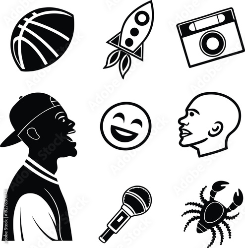 A vector file with a simple text description