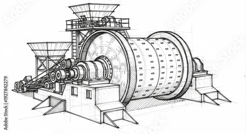 Industrial Rotary Kiln Equipment Machinery.