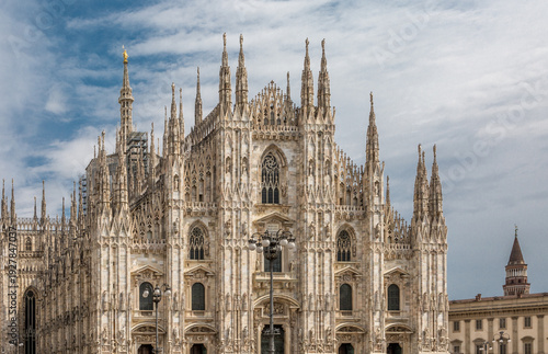 Obraz na płótnie Views of the beautiful Milan Cathedral, Duomo di Milano Milan, Italy