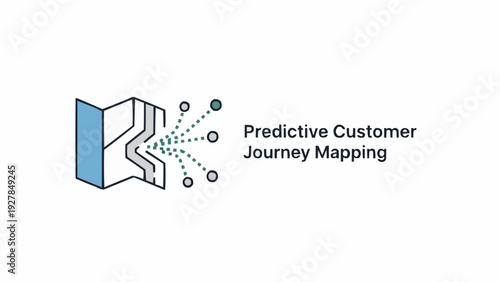 Predictive Customer Journey Mapping Diagram.