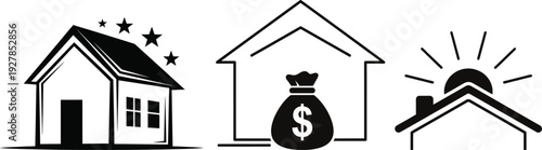 Real estate investment and financial growth concept