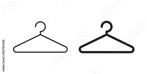 Wardrobe icon symbol vector graphic designs on white. Best for ui Design