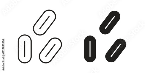 Yeast icon symbol vector graphic designs on white. Best for ui Design