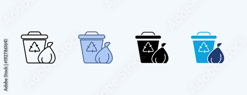 Disability Multiple Icon Illustration Vector