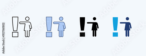 Cause Multiple Icon Illustration Vector