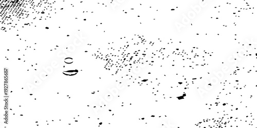 A dark grunge texture of black ink splashes and liquid rain drops creates an artistic vector pattern of water droplets on a glass window