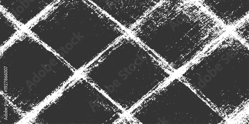 Grungy diamond Pattern : A dynamic diamond grid design with a grunge texture adds visual intrigue and character, ideal for abstract or industrial themes.