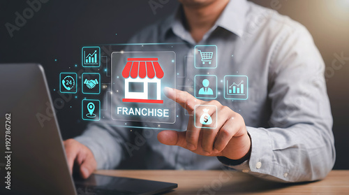 Franchise Business Expansion Growth Investment Concept