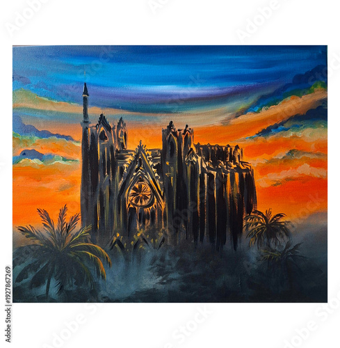 collage of images of the church