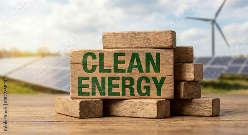 Wallpaper Mural Clean energy concept representing the global shift toward renewable power sources including solar panels and wind turbines for sustainable zero emission electricity generation Torontodigital.ca