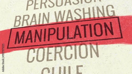 Manipulation 3D Scrolling Title Animation