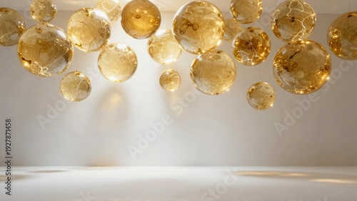 Nikola Teslas innovative lighting or Exquisite goldcolored lightbulbs from a bygone era