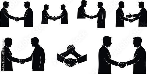 Close up of two business hands firmly grasping in a strong professional.