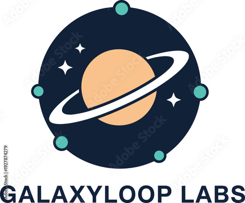 Professional Graphic Design Logo for Technology Company Illustration Modern Vibe Vector Illustration