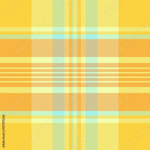 Setting plaid seamless pattern, ceremony fabric background vector. Heritage texture textile check tartan in yellow and lime colors.