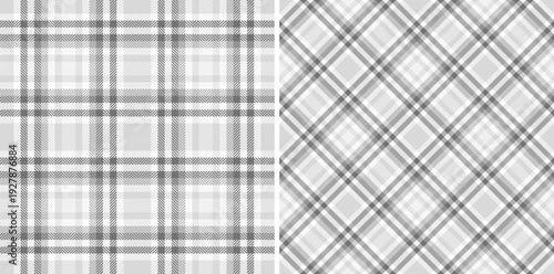 Monochrome tartan  plaid patterns. A classic design, ideal for backgrounds, apparel, or textiles. Timeless elegance adds a touch of sophistication. Versatile and stylish.