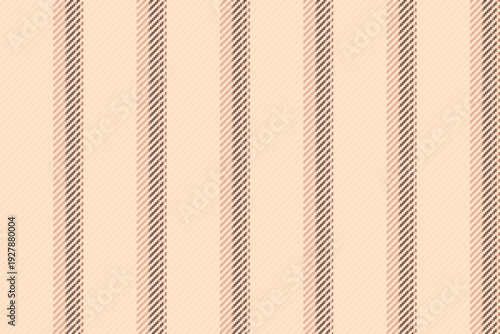 Veriodic stripe pattern vector, down lines fabric background. Mrnament textile texture vertical seamless in light and orange colors.