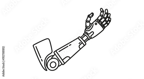 Robotic Arm Prosthetic Limb - Futuristic Medical Technology