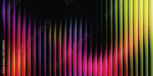 Vibrant abstract background design with colorful vertical stripes for creative projects