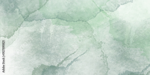 This image showcases green watercolor washes that blend organically, conveying serenity and nature. Seamless wallpaper, patterns, background, backdrop, wallpaper.