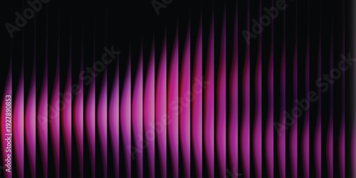 Vibrant pink and black abstract wave design for modern decor and digital art