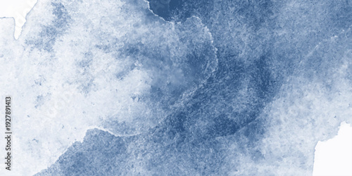 Vintage white blue stone grunge concrete cement blackboard chalkboard wall floor texture. Black anthracite dark greed blue abstract ocean waves and spray in painted texture, watercolor paper.
