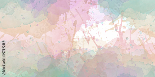 Bold Artistic painted abstract background. Oil drop, ink paper, watercolor abstract background. concrete wall graffiti. Colorful and bright watercolor paint splashes background.