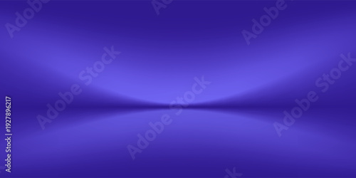 Abstract gradient podium background. Violet, purple and lilac empty 3d studio backdrop. Clean scene for product presentation mockup template. Vector illustration