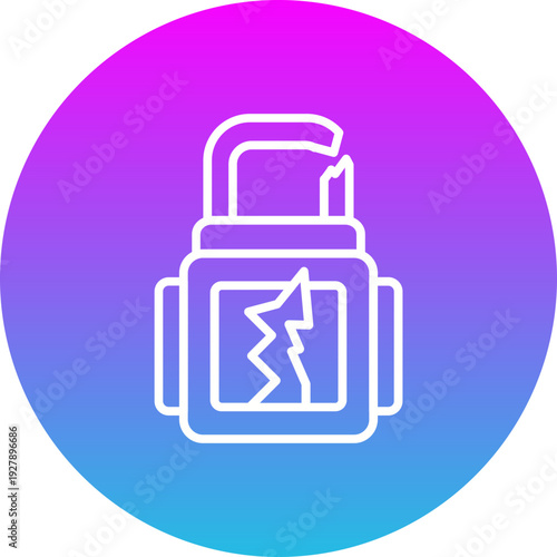Broken Lock Icon