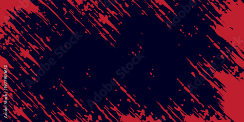 Red vector layout light with flat lines on backround blue. Decorative shining illustration with lines on abstract good pattern.