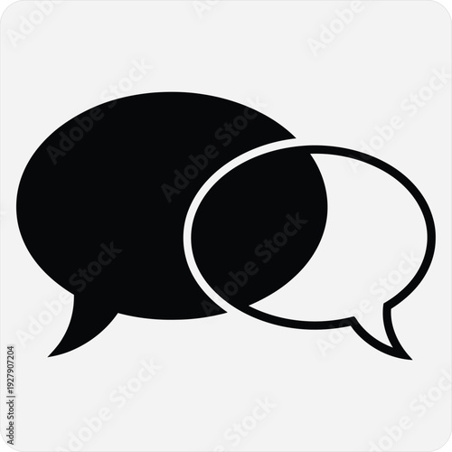 Speech bubbles for dialogue and conversation
