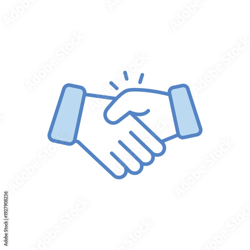 Handshake vector icon