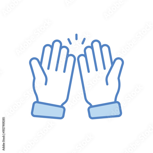 Praying Hands vector icon