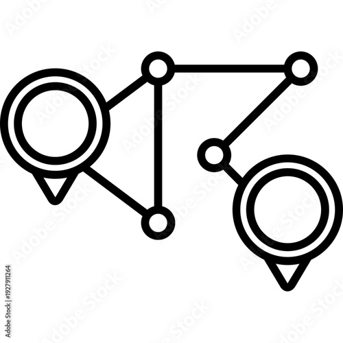 Data Routing Icon