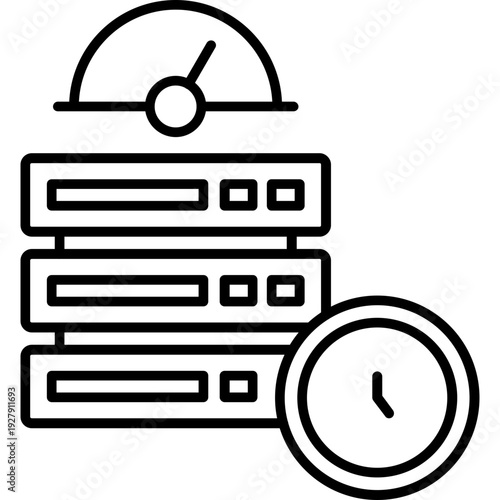 Bandwidth Usage Icon