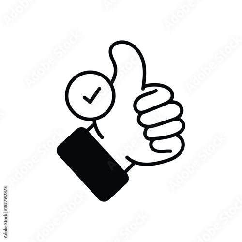 Thumbs Up vector icon