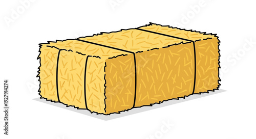 Hay Bale Agriculture Farm.