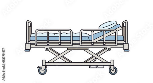 Hospital Bed Medical Equipment.