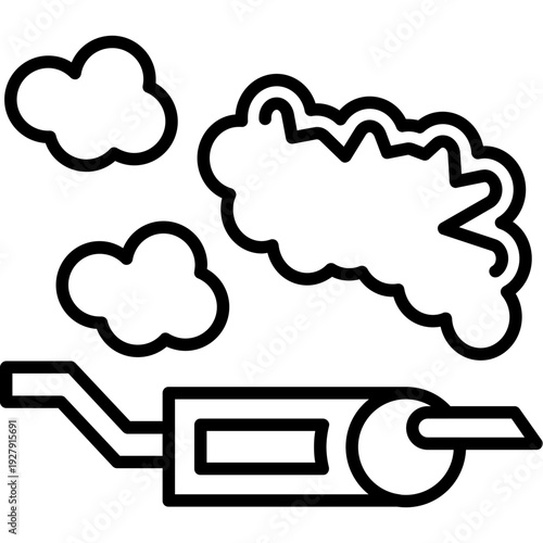 Exhaust Pipe Icon