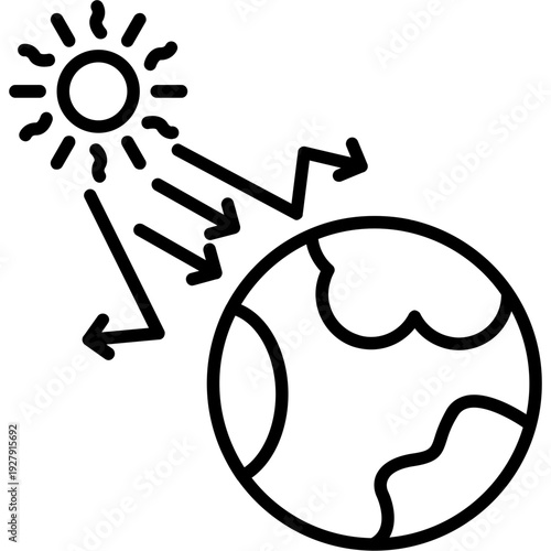 Greenhouse Effect Icon