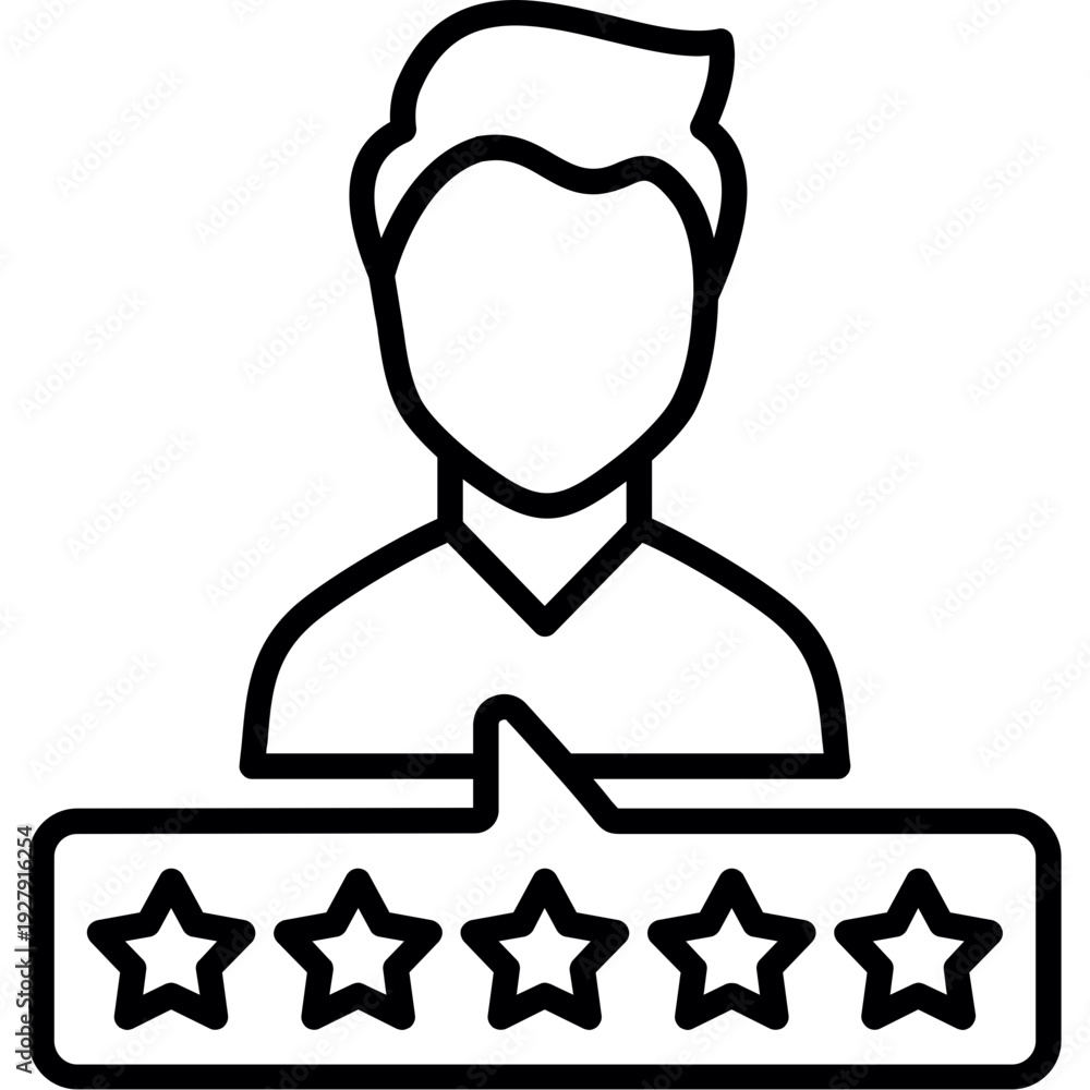 Obraz premium Rate Icon