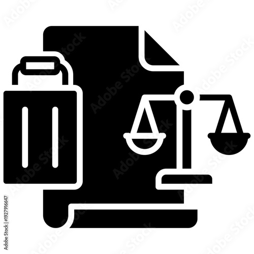 Leave Policy glyph icon