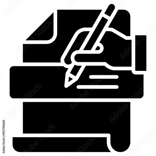 Sop Guidelines glyph icon