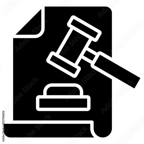 Code Conduct glyph icon