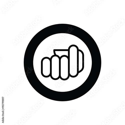 Beckoning Hand vector icon