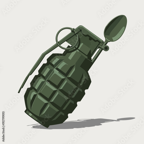 Grenade with Spoon - Unusual Combination